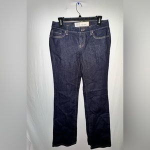 NWT Loft Dark Denim Bootcut Low-rise Jeans